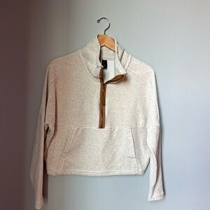 Prana women’s quarter zip ivory size small excellent condition  very soft